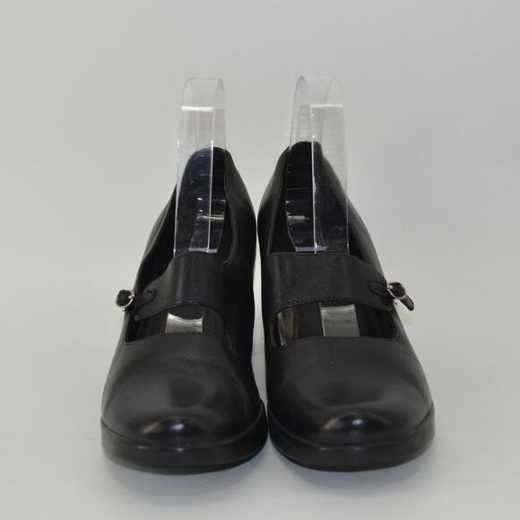 Dansko Tara Women Black Leather Mary Janes Sz 40 US 9.5 - 10 - Picture 3 of 13